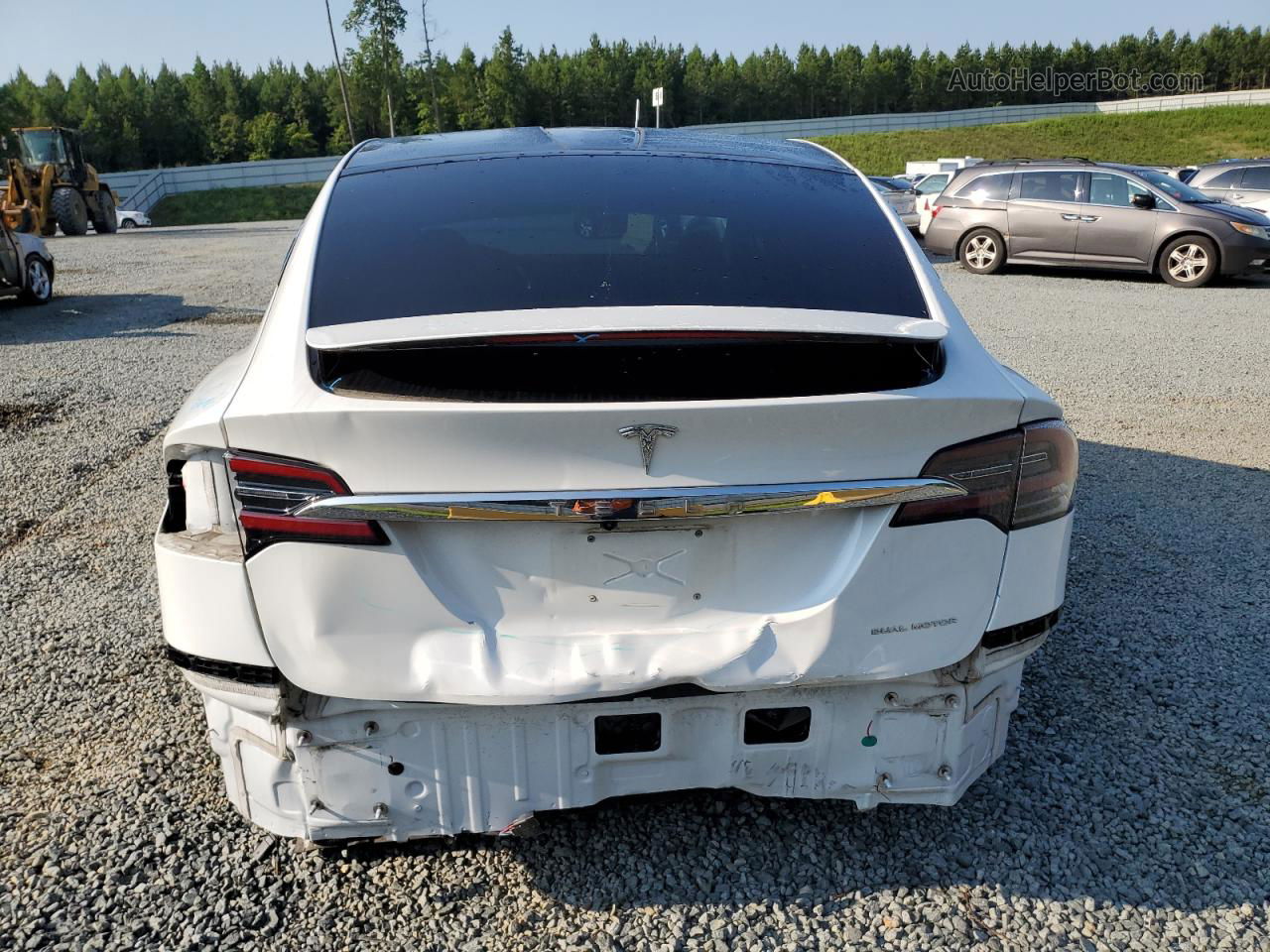 2020 Tesla Model X  White vin: 5YJXCDE23LF298685