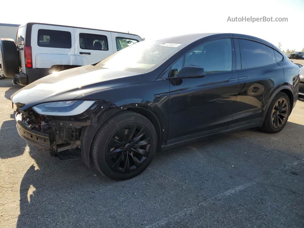 2019 Tesla Model X  Black vin: 5YJXCDE24KF147143