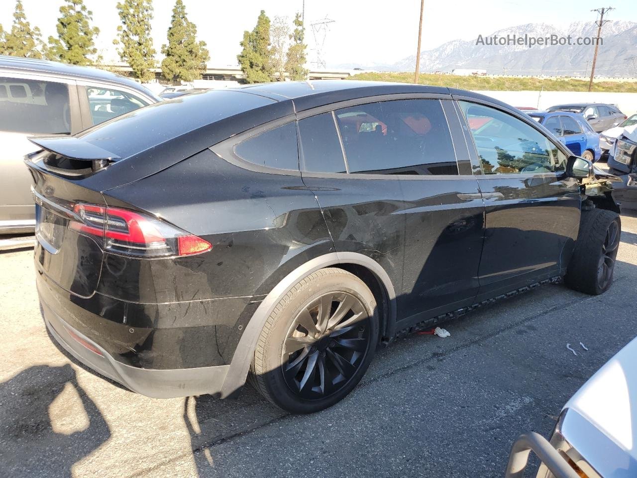2019 Tesla Model X  Black vin: 5YJXCDE24KF147143