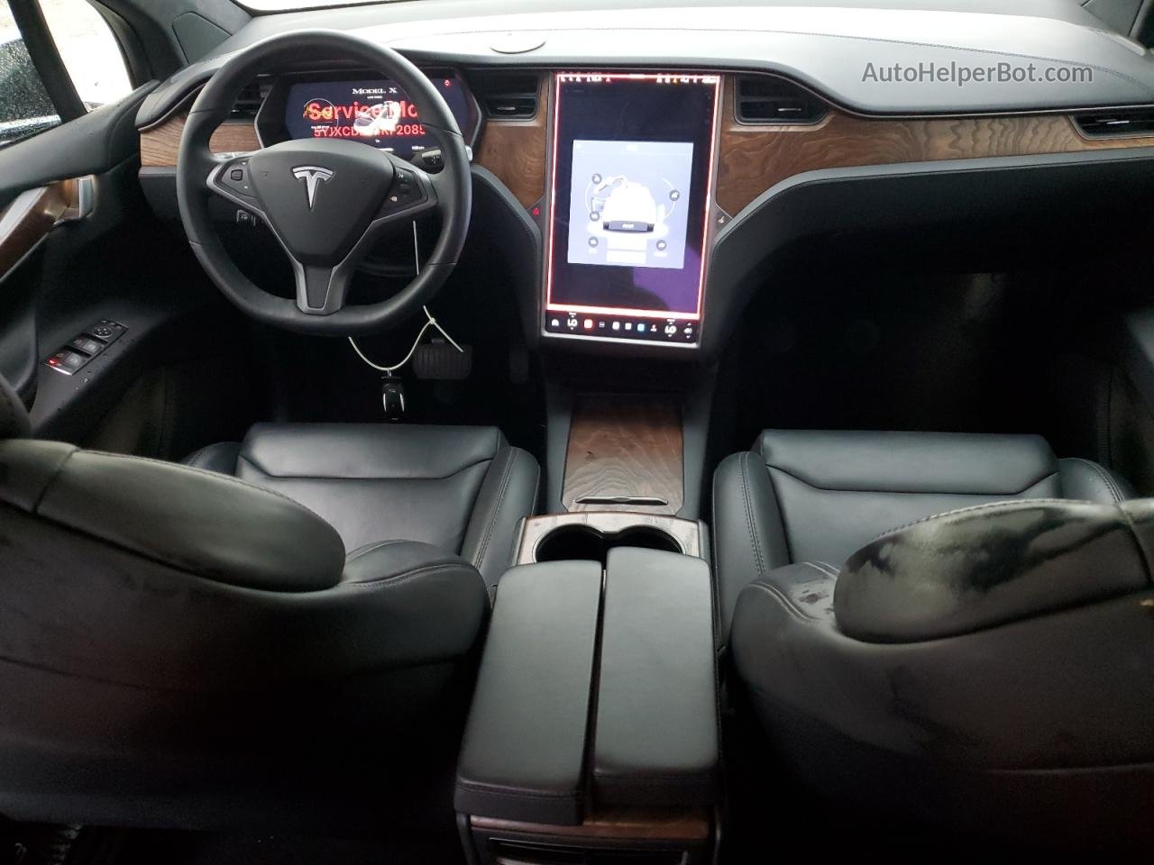 2019 Tesla Model X  Белый vin: 5YJXCDE24KF208538