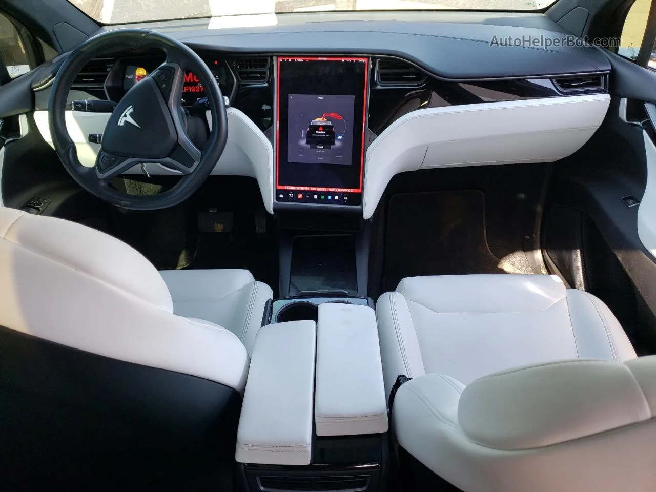 2019 Tesla Model X  Черный vin: 5YJXCDE25KF192754