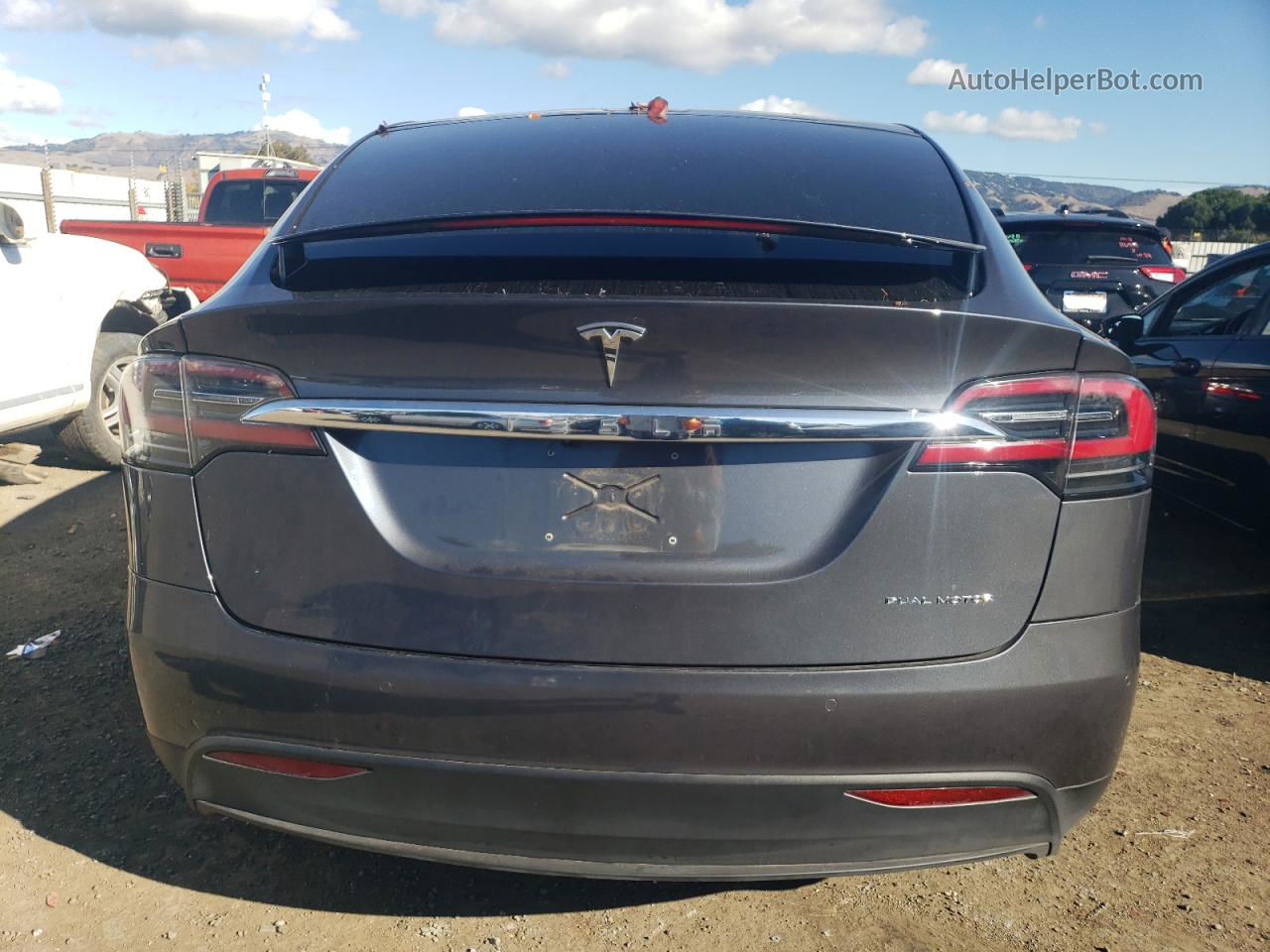 2019 Tesla Model X  Gray vin: 5YJXCDE27KF180251