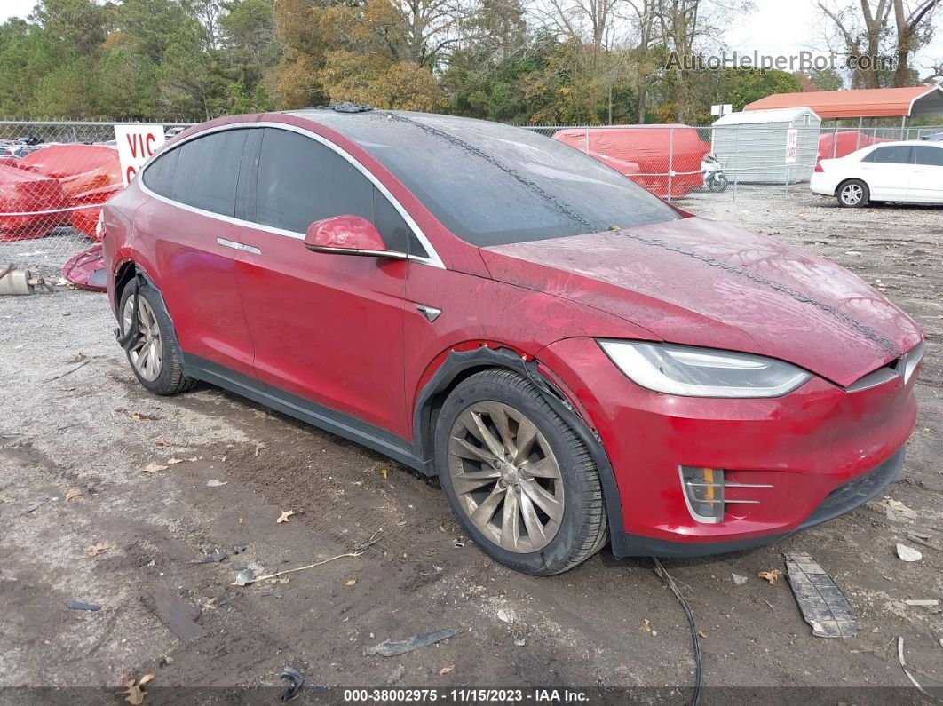 2016 Tesla Model X 60d/70d/75d/90d Red vin: 5YJXCDE28GF026266