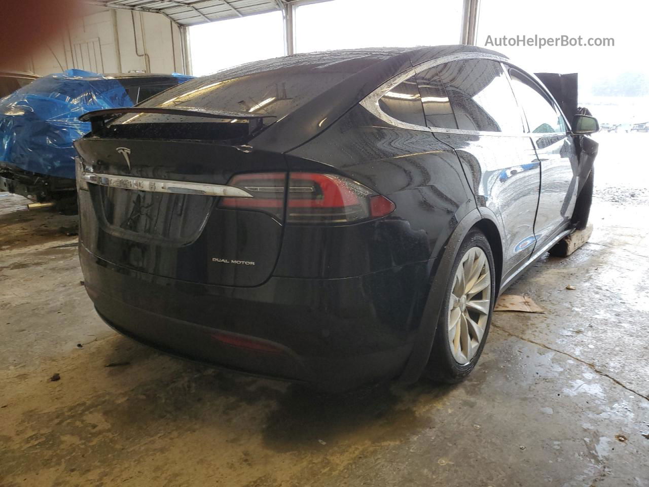 2021 Tesla Model X  Черный vin: 5YJXCDE28MF321590