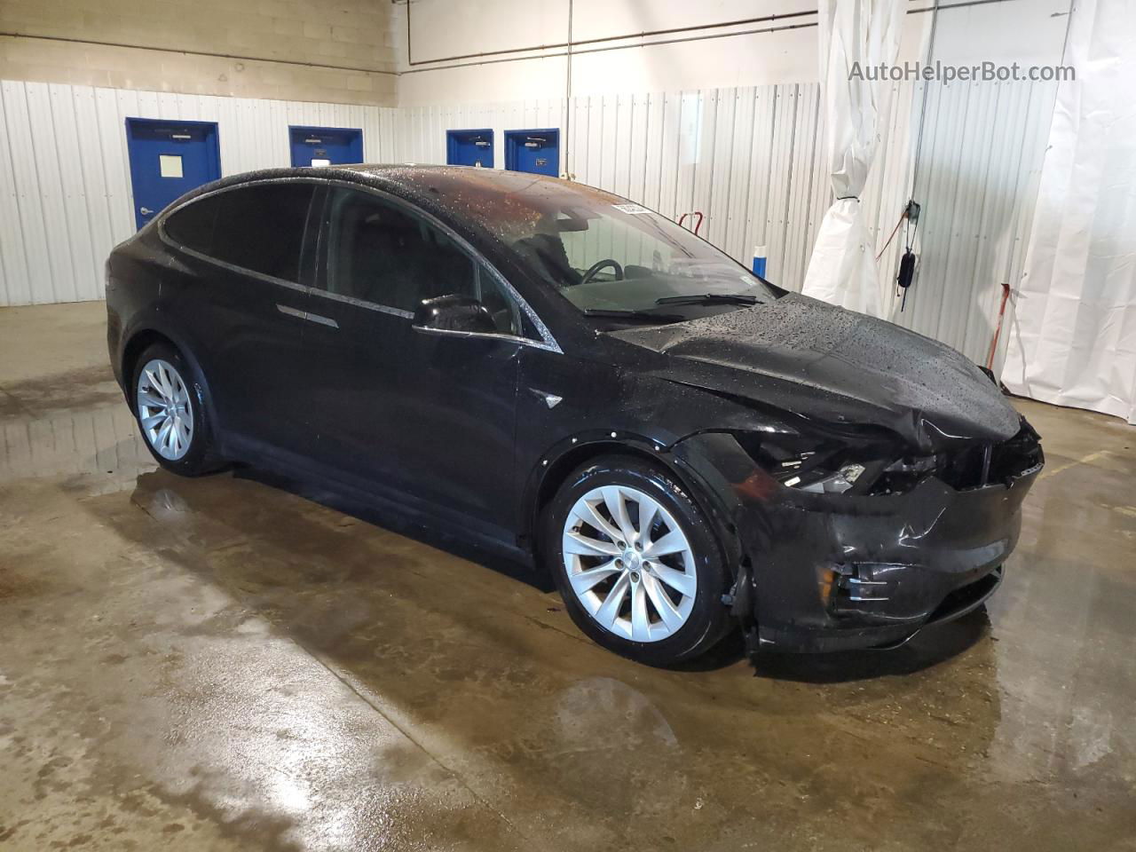 2018 Tesla Model X  Black vin: 5YJXCDE2XJF089988