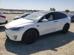 2020 Tesla Model X  White vin: 5YJXCDE49LF285148