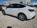 2021 Tesla Model Y  White vin: 5YJYGAED1MF142722