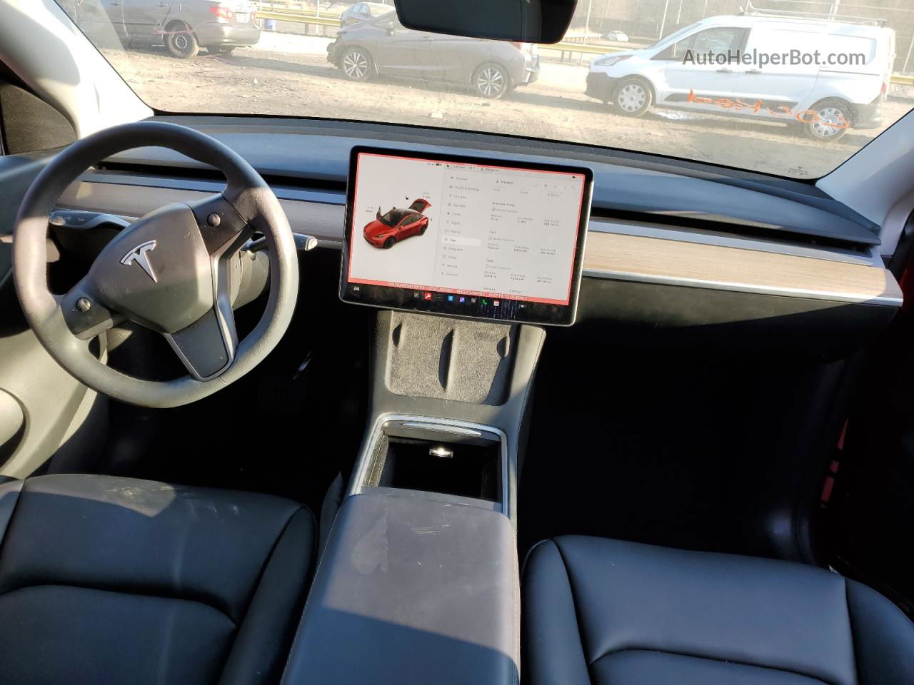 2021 Tesla Model Y  Red vin: 5YJYGAEE1MF191119