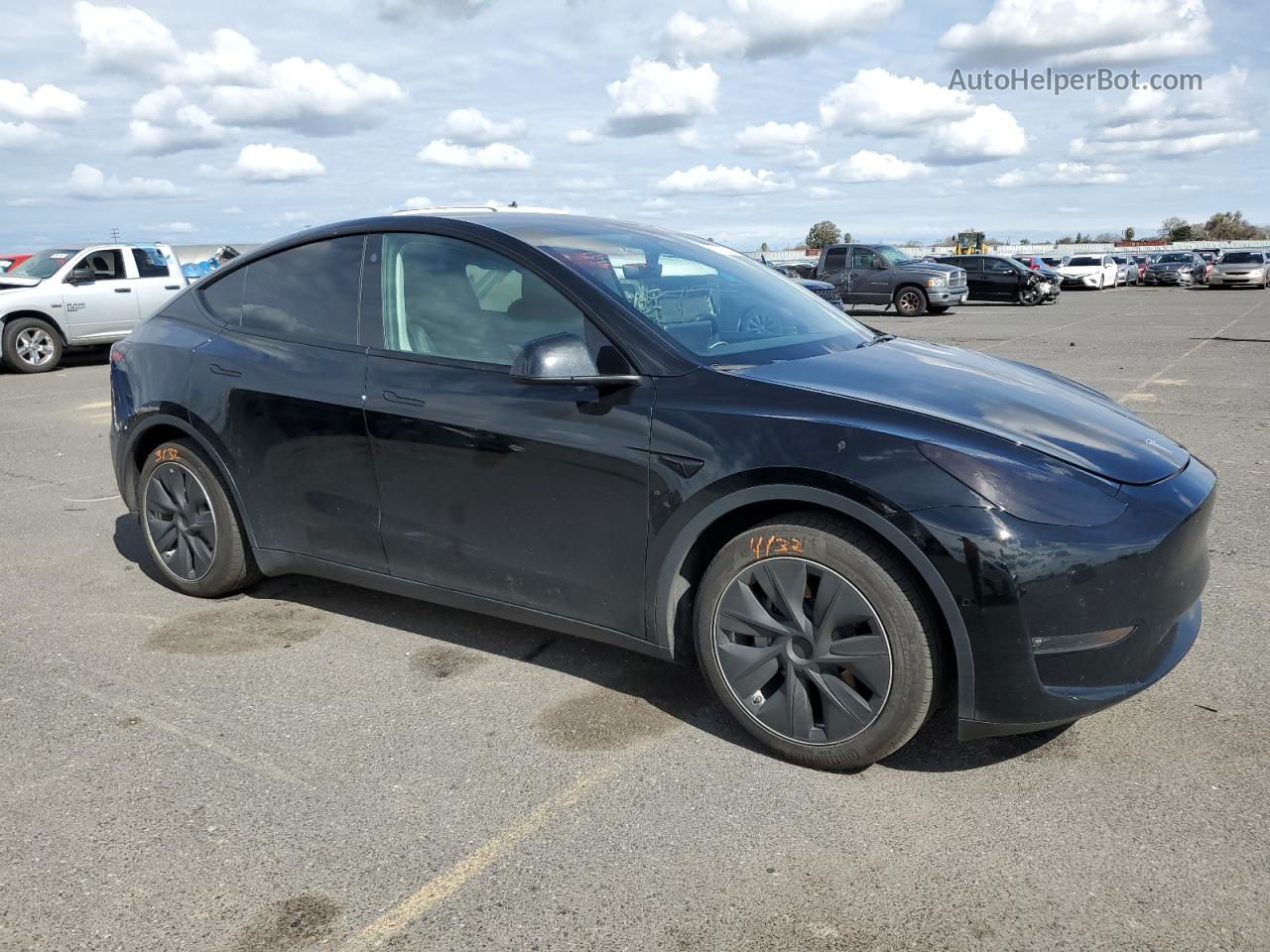 2021 Tesla Model Y  Black vin: 5YJYGAEE1MF282648