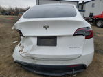 2021 Tesla Model Y  White vin: 5YJYGAEE7MF145486