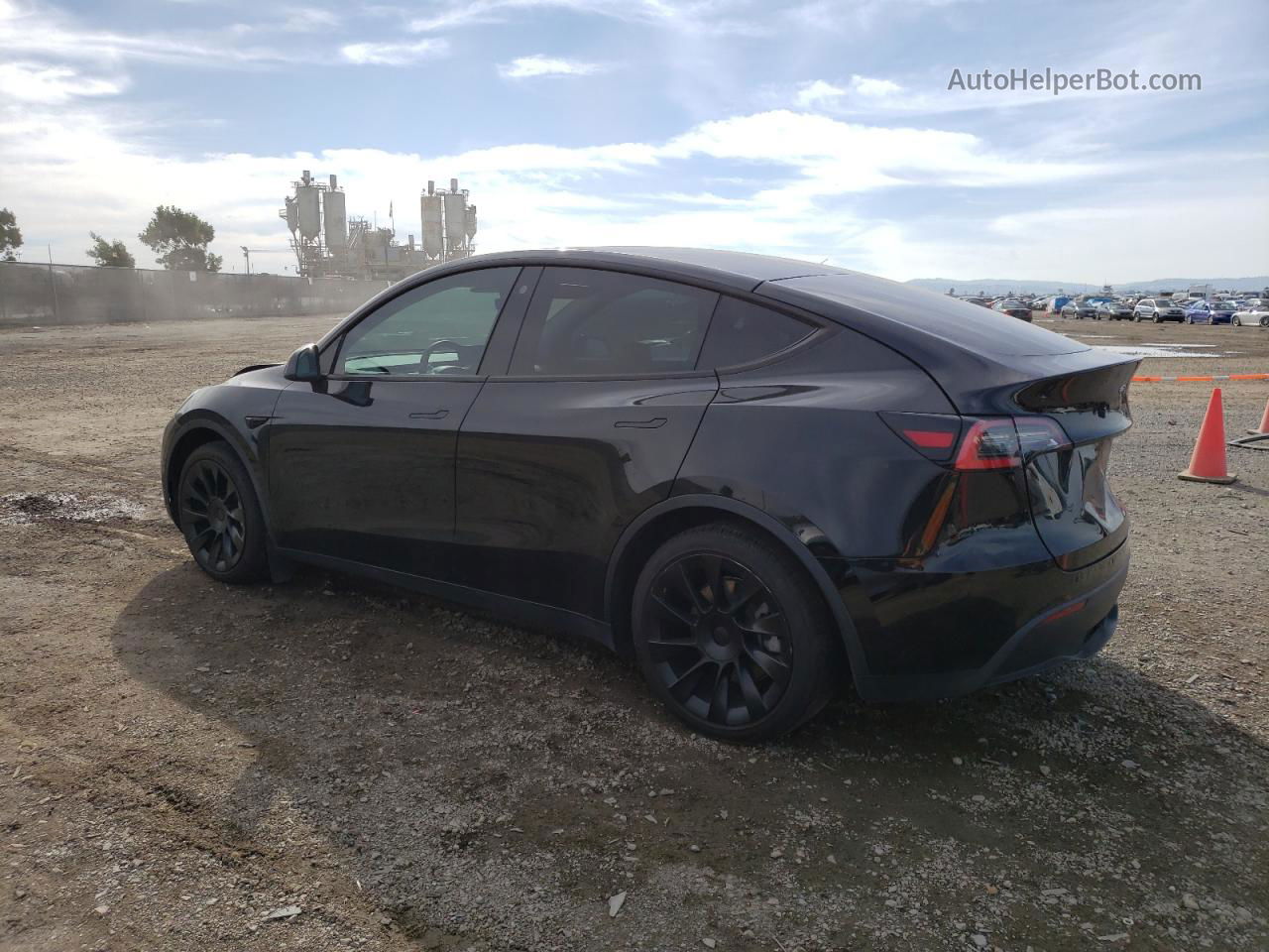 2021 Tesla Model Y  Black vin: 5YJYGAEE9MF137910