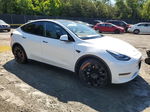 2021 Tesla Model Y  White vin: 5YJYGAEEXMF196609