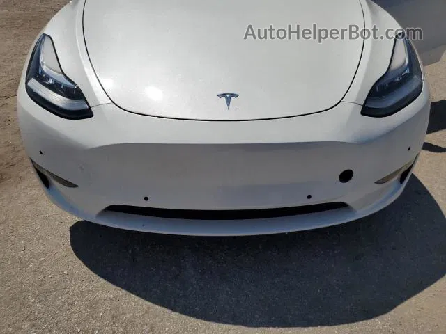 2021 Tesla Model Y  White vin: 5YJYGDED3MF116432