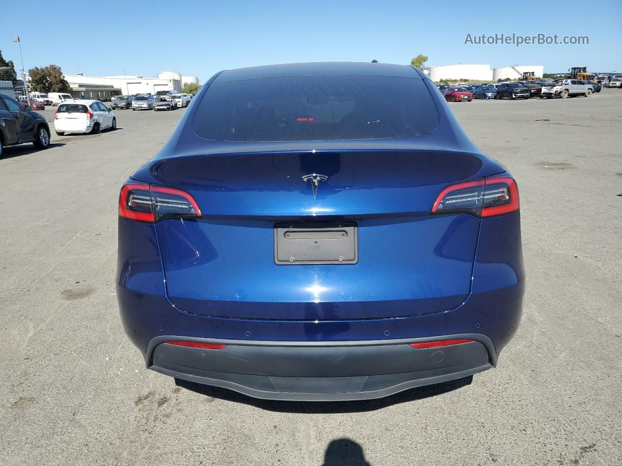 2021 Tesla Model Y  Blue vin: 5YJYGDED4MF103916