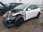 2021 Tesla Model Y  White vin: 5YJYGDED4MF110171