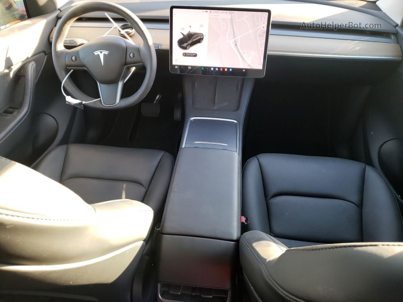 2021 Tesla Model Y  Black vin: 5YJYGDED4MF163100