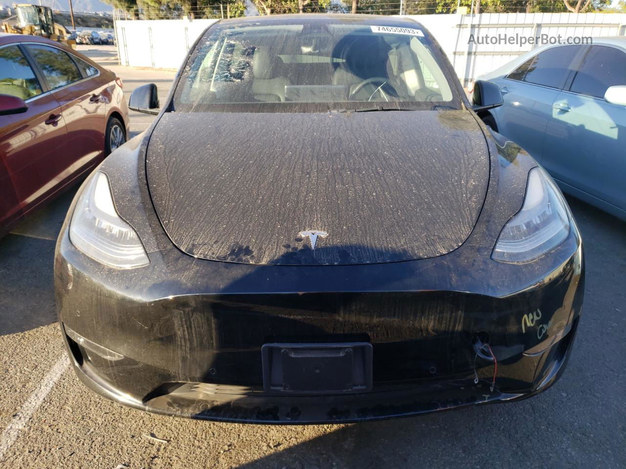 2021 Tesla Model Y  Black vin: 5YJYGDED4MF163100