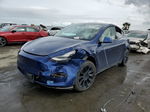 2021 Tesla Model Y  Blue vin: 5YJYGDED5MF132664