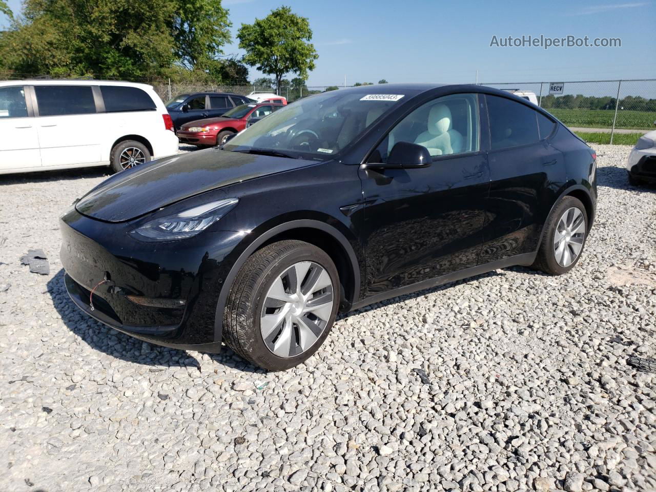 2021 Tesla Model Y  Черный vin: 5YJYGDED6MF113864