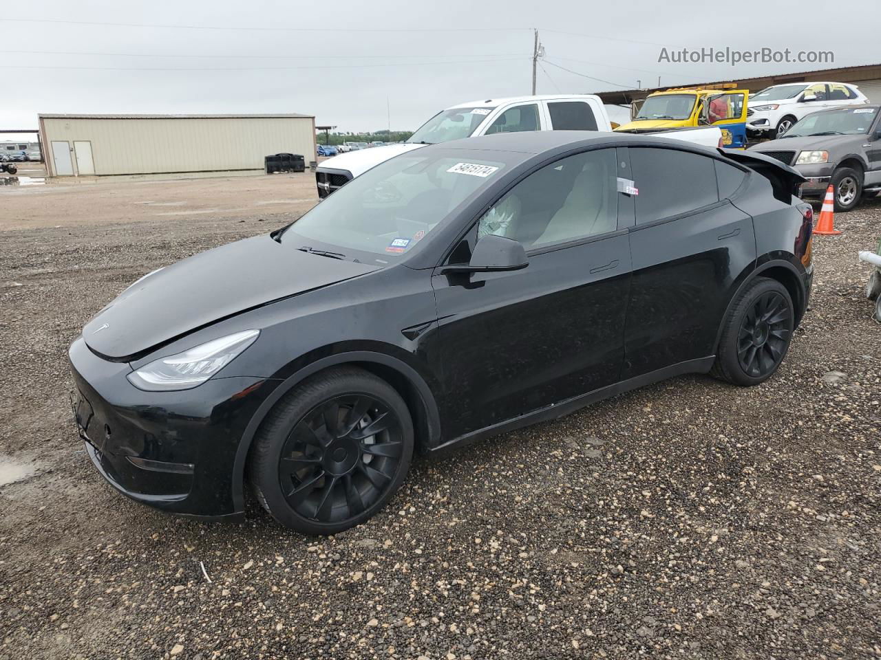 2021 Tesla Model Y  Black vin: 5YJYGDEE0MF069109