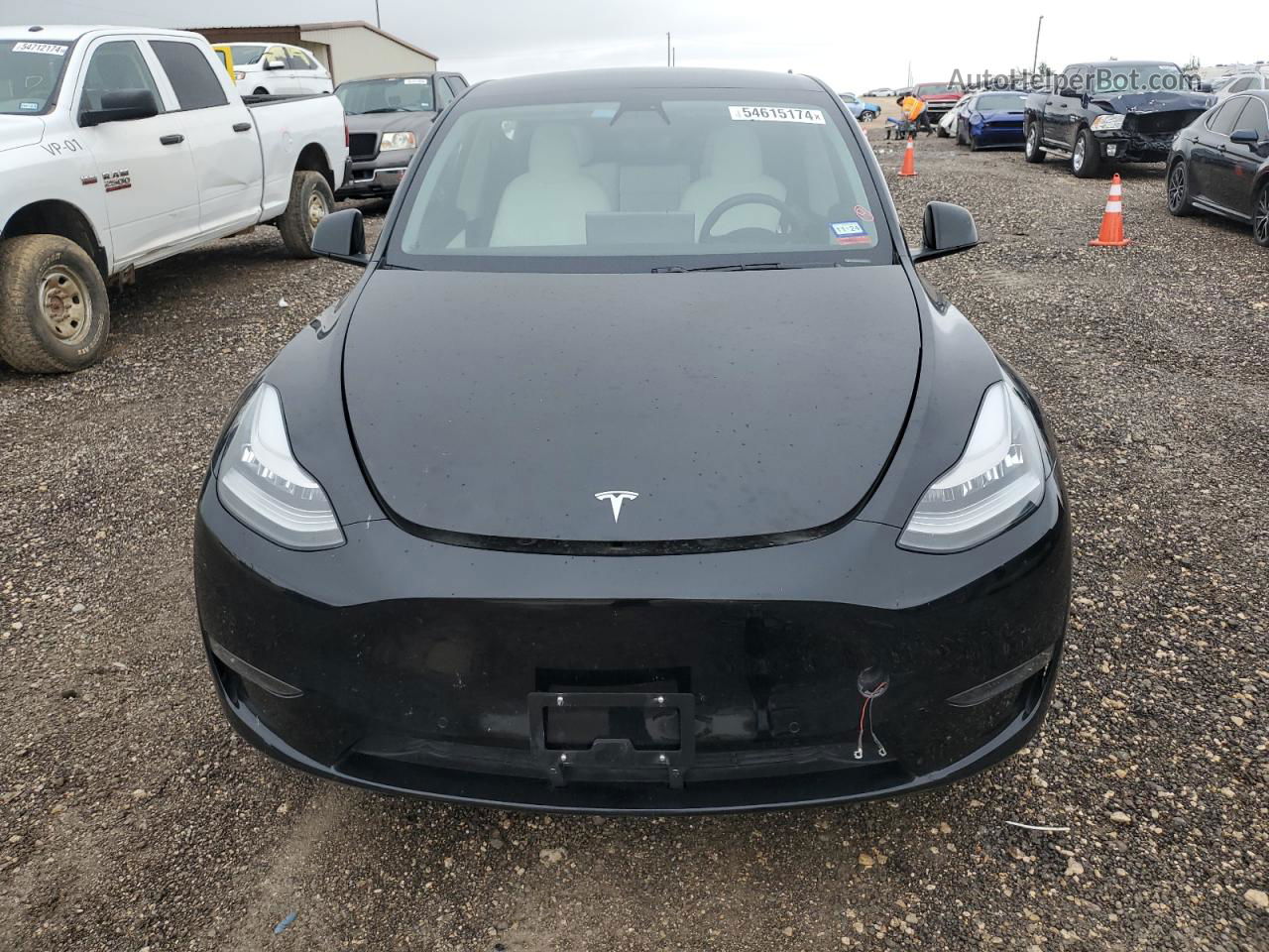 2021 Tesla Model Y  Black vin: 5YJYGDEE0MF069109