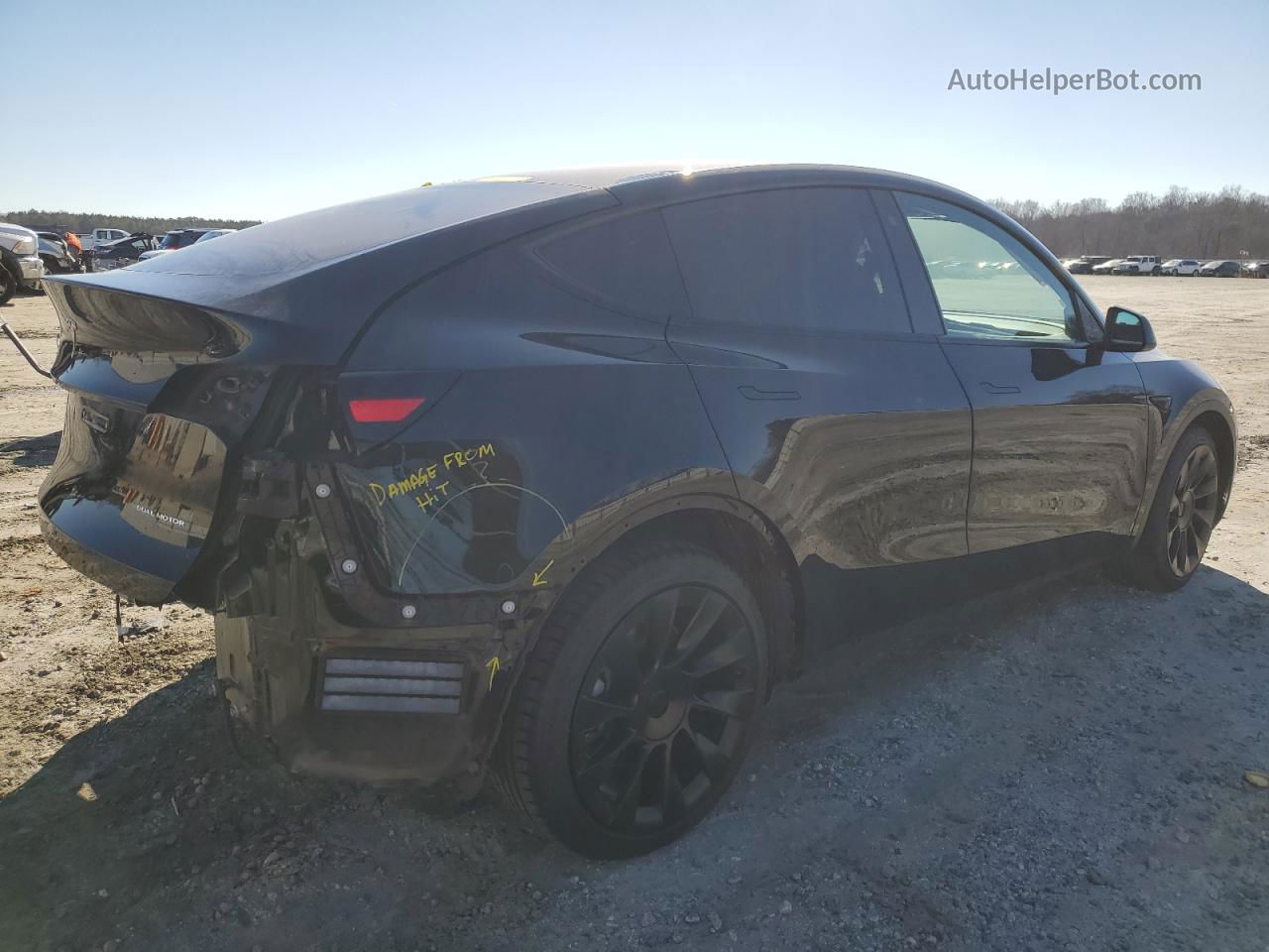 2021 Tesla Model Y  Black vin: 5YJYGDEE0MF092549