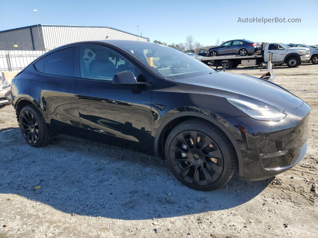 2021 Tesla Model Y  Black vin: 5YJYGDEE0MF092549