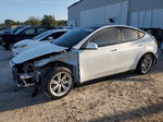 2021 Tesla Model Y  White vin: 5YJYGDEE0MF228355