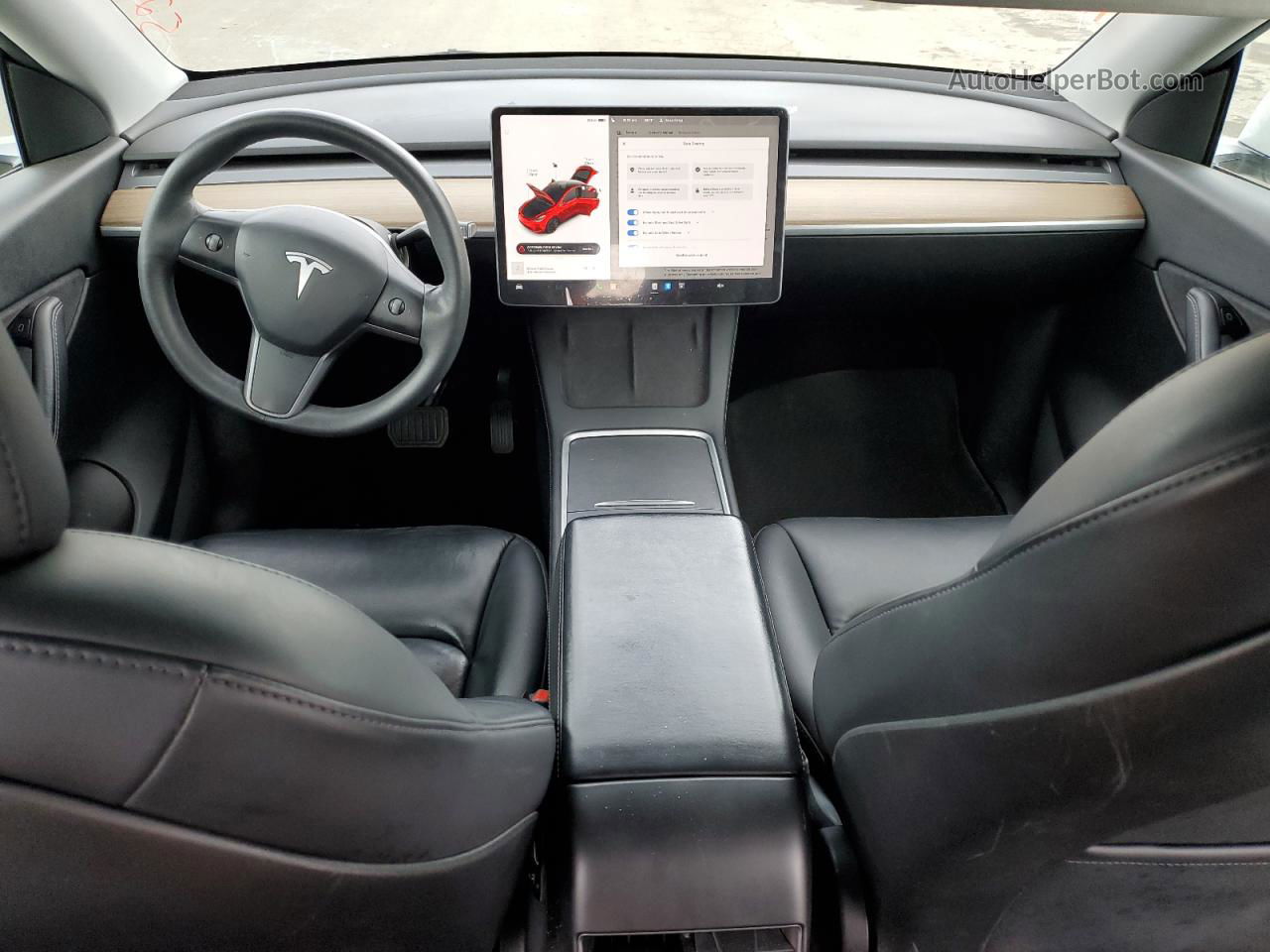 2021 Tesla Model Y  White vin: 5YJYGDEE0MF239601