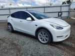 2020 Tesla Model Y  White vin: 5YJYGDEE1LF051071