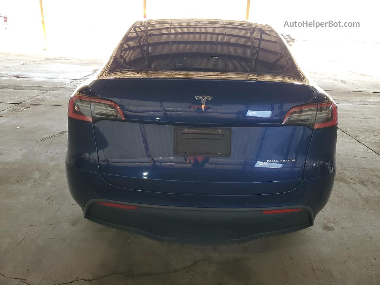 2021 Tesla Model Y  Blue vin: 5YJYGDEE1MF066932