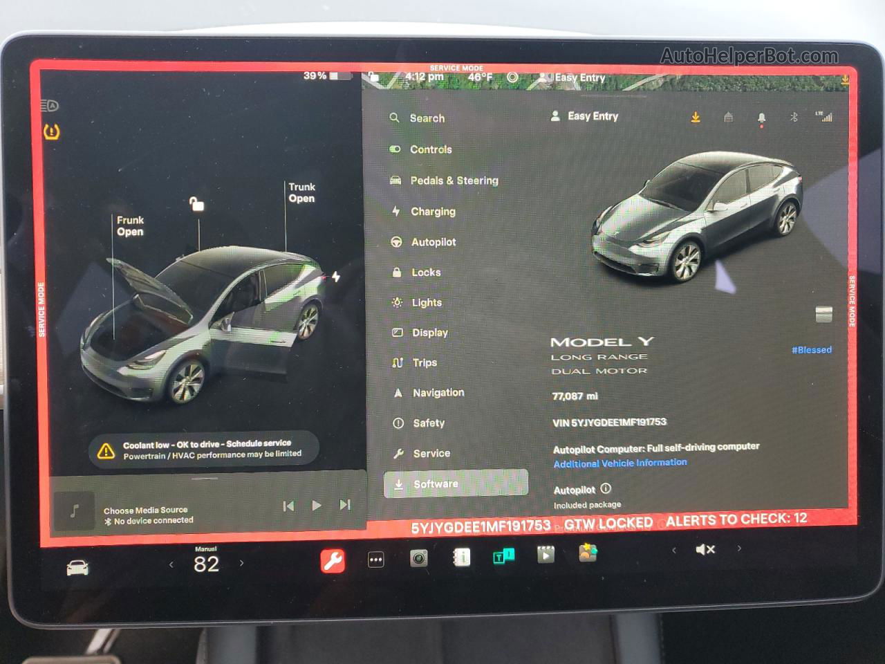 2021 Tesla Model Y  Gray vin: 5YJYGDEE1MF191753