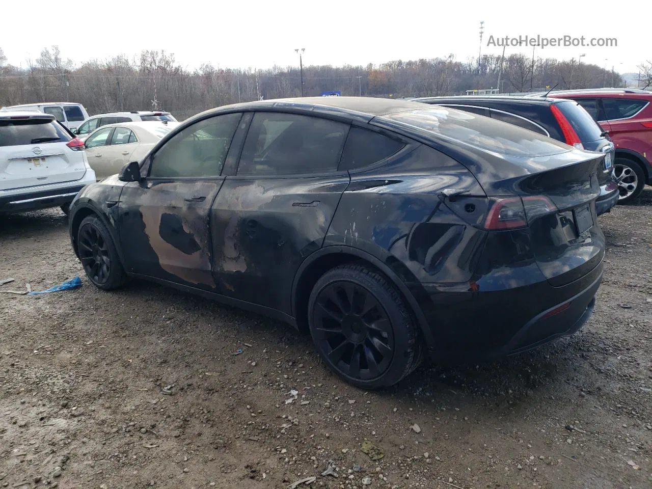 2021 Tesla Model Y  Black vin: 5YJYGDEE1MF265009