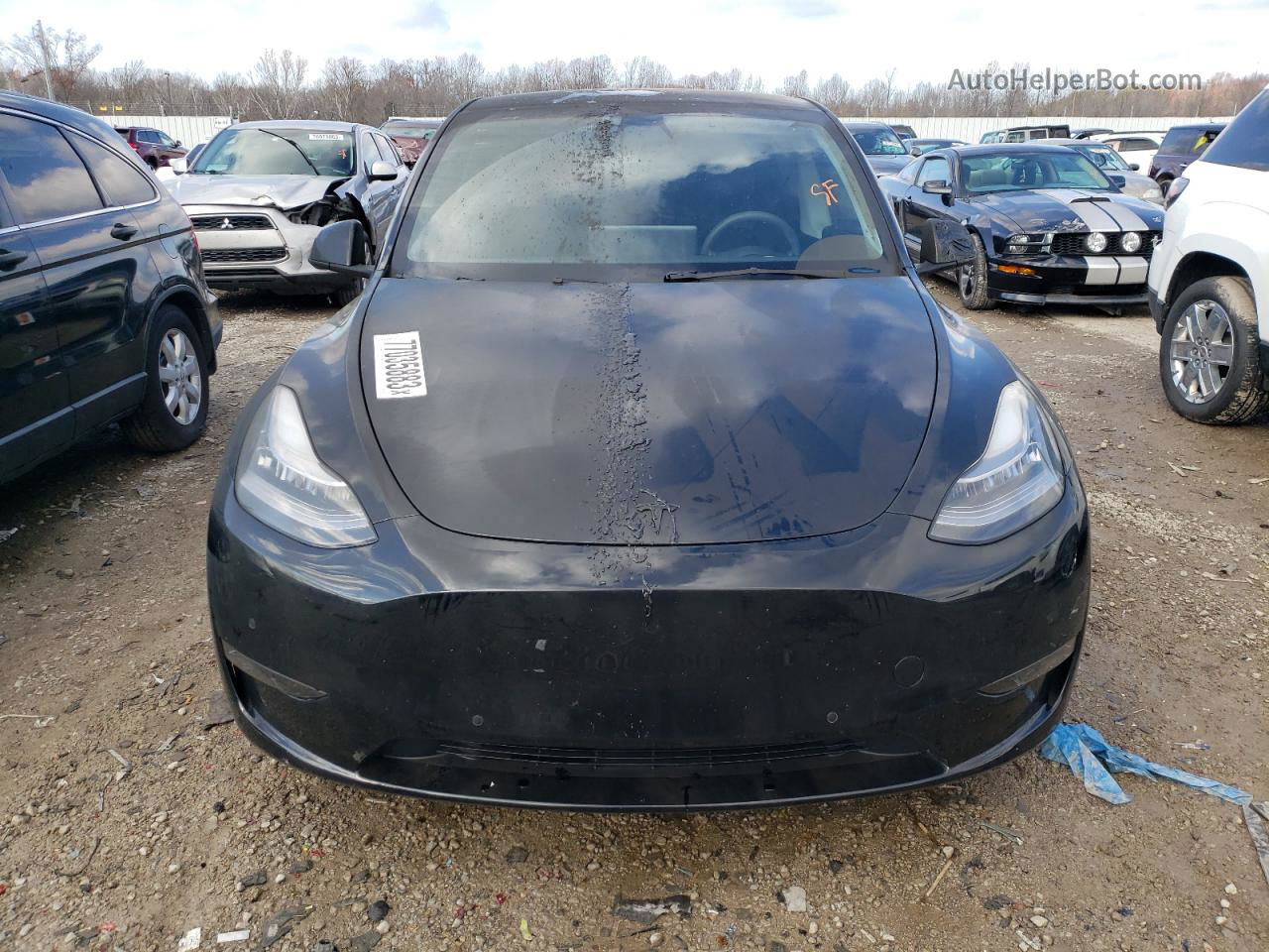 2021 Tesla Model Y  Black vin: 5YJYGDEE1MF265009