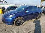 2021 Tesla Model Y  Blue vin: 5YJYGDEE1MF266175