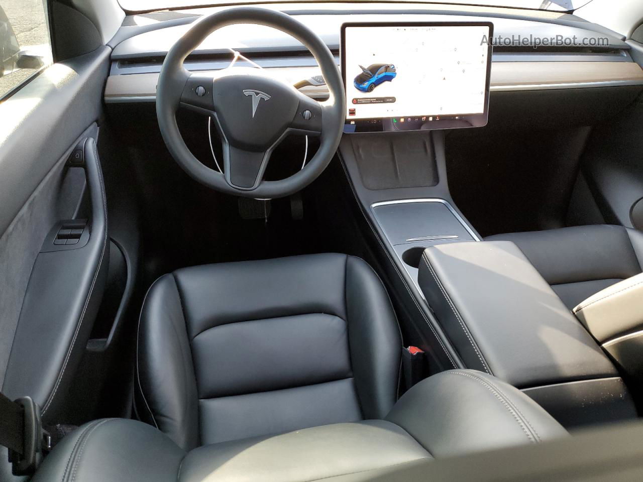 2021 Tesla Model Y  Blue vin: 5YJYGDEE1MF266175