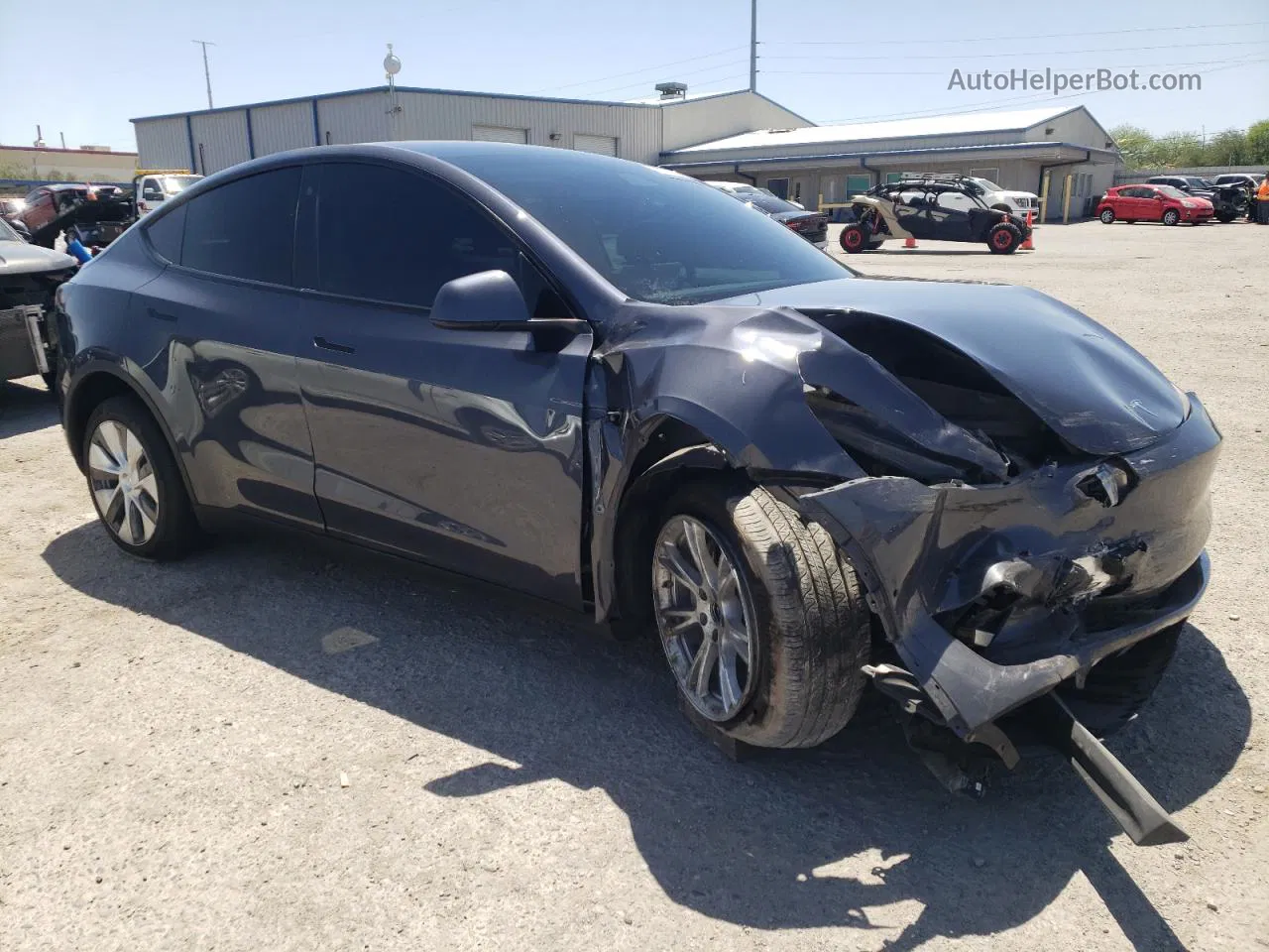 2021 Tesla Model Y  Серый vin: 5YJYGDEE2MF100943