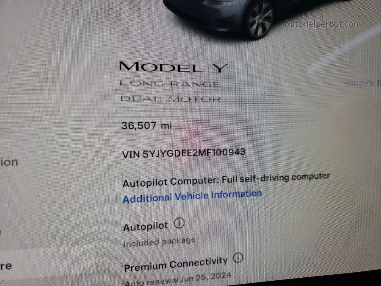 2021 Tesla Model Y  Gray vin: 5YJYGDEE2MF100943