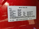 2021 Tesla Model Y  Red vin: 5YJYGDEE2MF201643