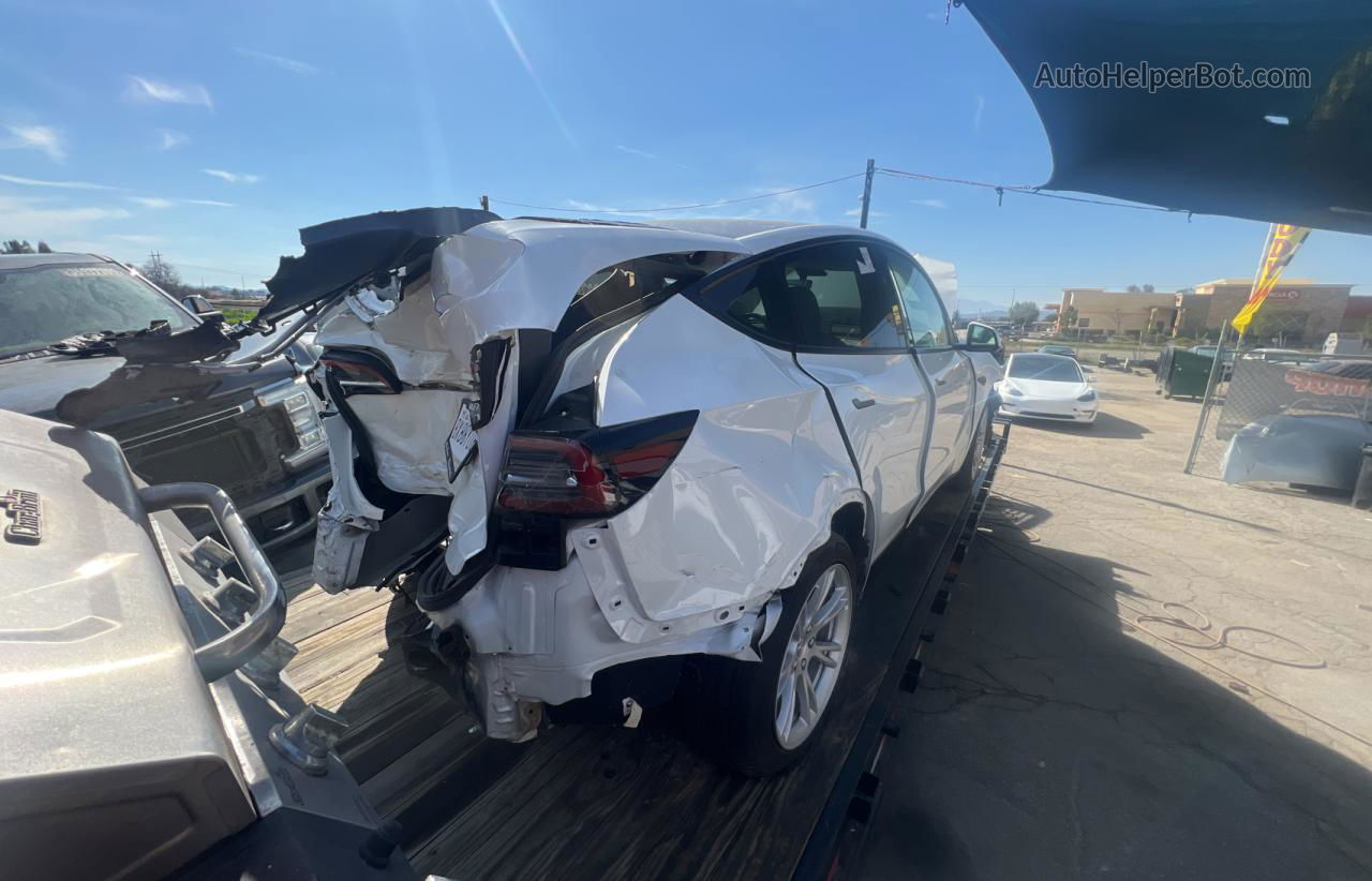 2021 Tesla Model Y  White vin: 5YJYGDEE2MF288086