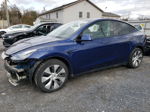 2021 Tesla Model Y  Синий vin: 5YJYGDEE3MF069864