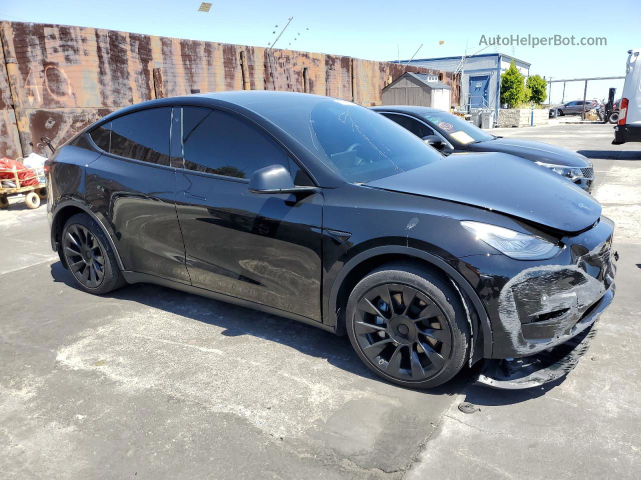 2021 Tesla Model Y  Black vin: 5YJYGDEE3MF095378