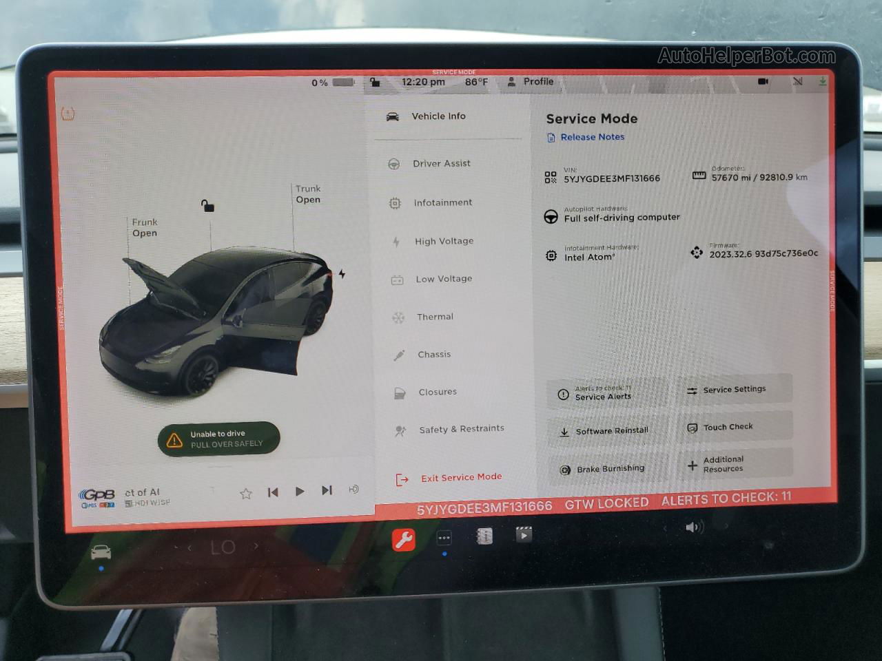 2021 Tesla Model Y  Black vin: 5YJYGDEE3MF131666