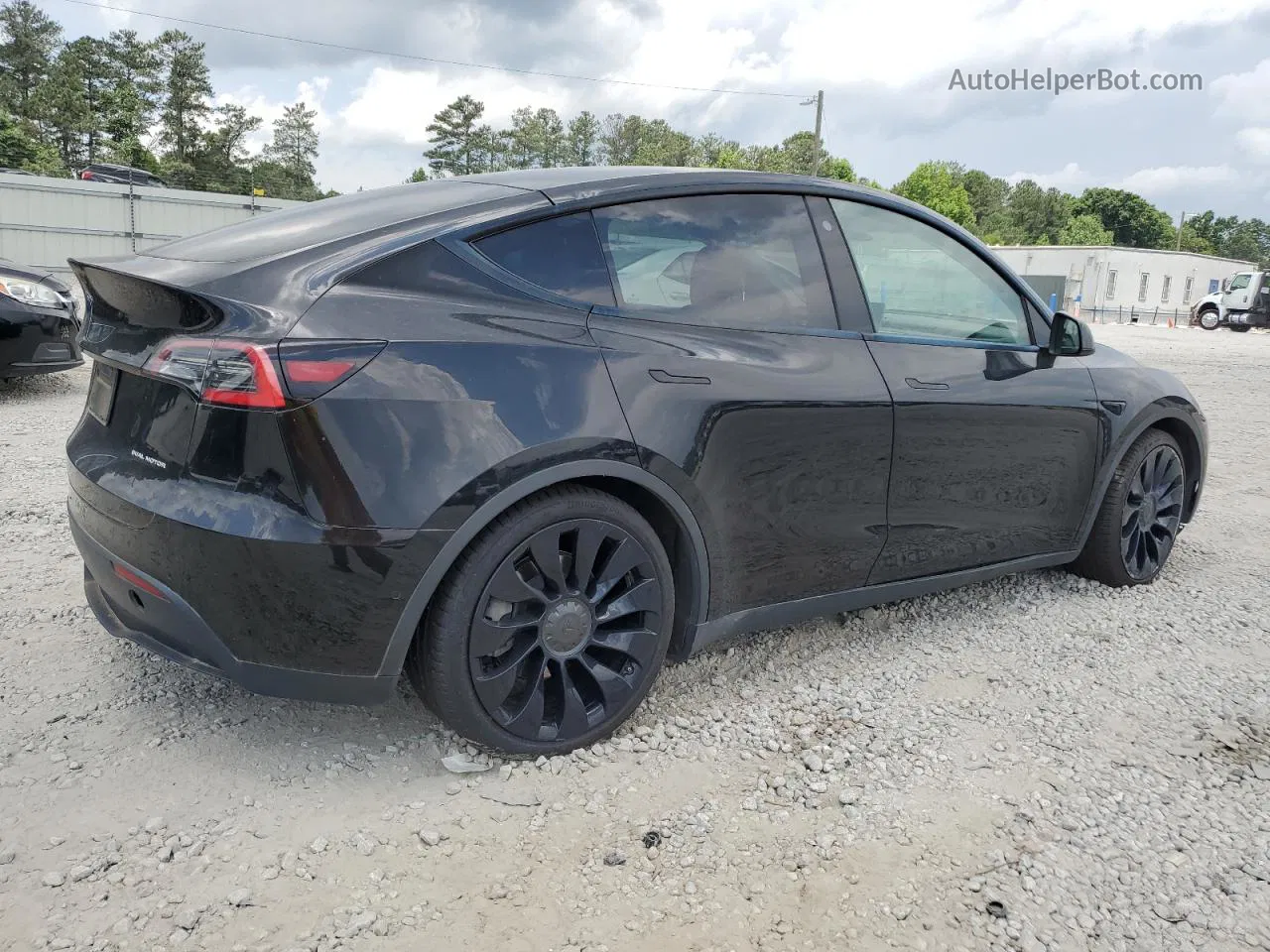 2021 Tesla Model Y  Black vin: 5YJYGDEE3MF131666