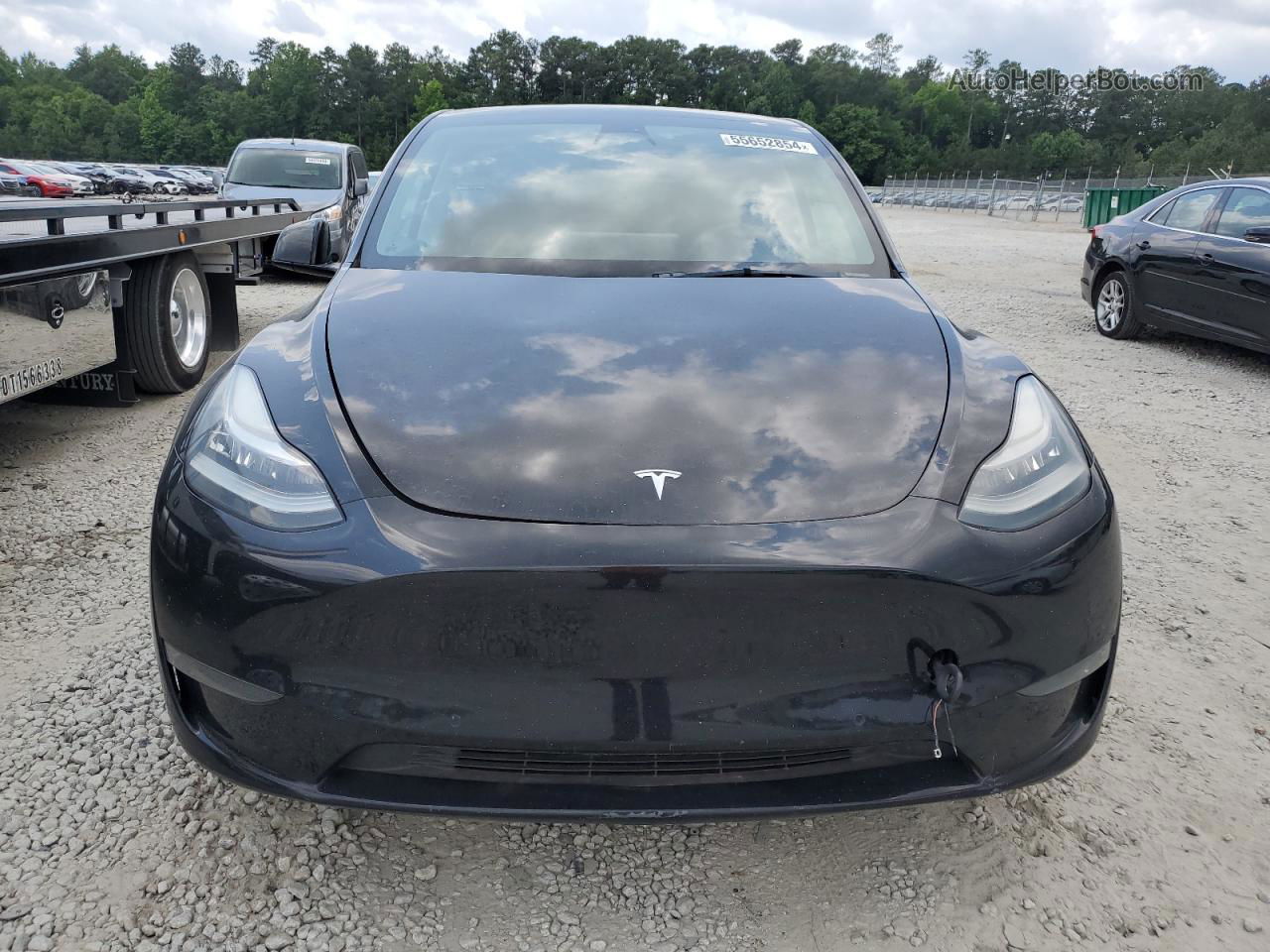 2021 Tesla Model Y  Black vin: 5YJYGDEE3MF131666