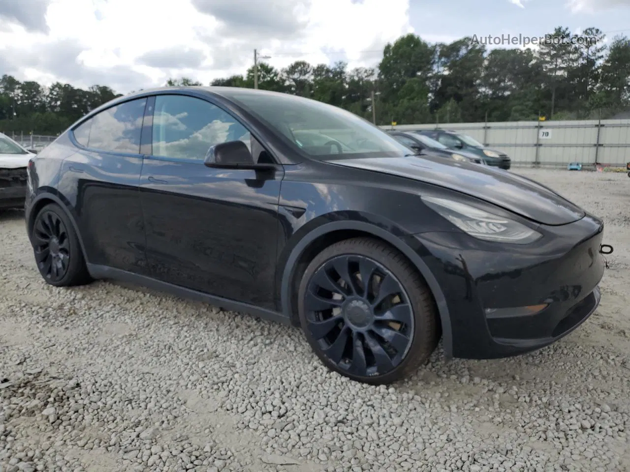 2021 Tesla Model Y  Black vin: 5YJYGDEE3MF131666