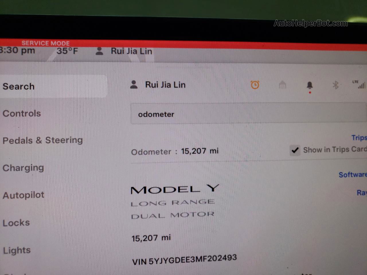 2021 Tesla Model Y  White vin: 5YJYGDEE3MF202493