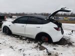 2020 Tesla Model Y  White vin: 5YJYGDEE4LF022471