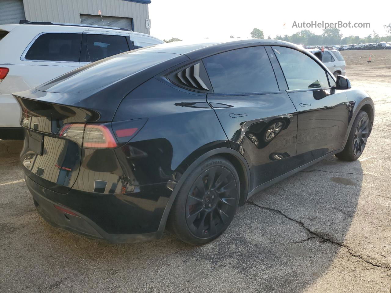 2021 Tesla Model Y  Black vin: 5YJYGDEE4MF115752