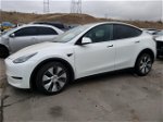 2021 Tesla Model Y  White vin: 5YJYGDEE4MF263321